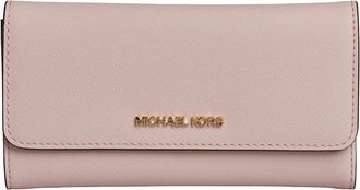 Michael Kors Elegante damesportemonnee & kaarthouder - Dames - Portefeuilles - Roze - ONE Size - Leer - Accessoires