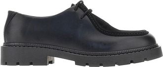 Bianco Leather Moc-toe shoes Man 40