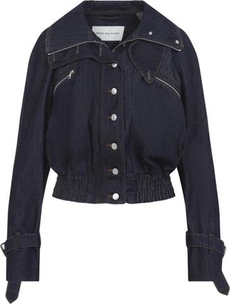 Dries Van Noten Vida Denim Jacket - Dames - Spijkerjassen - Blauw - S - Denim - Jassen