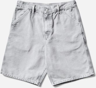 Carhartt Work in Progress Men s Single Knee Shorts Black (Chalk Wash)
