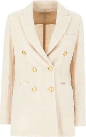 Circolo 1901 herringbone double-breasted jacket - Toni neutri