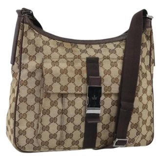 Gucci Borsa a tracolla in tela Pre-owned - - Pre-owned - Donna - Beige - ONE SIZE