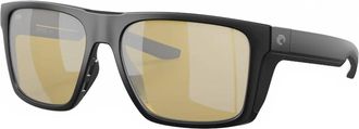 Costa Unisex Blackfin Pro Polarized Sunglasses In Matte Black Sunrise Silver Mirror