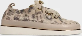 Vaneli Womens Quenda Lace-Up Shoe In Sand/gold
