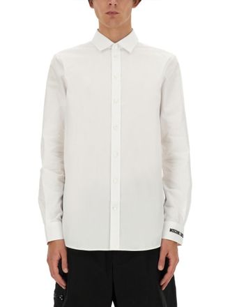 Moschino White Regular Logo Shirt
