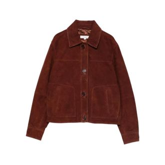 Jcsophie Leather Jackets, female, Brown, Size: 2XS Jacket