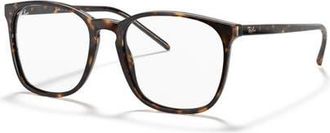 Ray-Ban 54mm Square optical glasses in Tortoise at Nordstrom