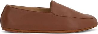 Loro Piana Mocassini in pelle di agnello - Marrone