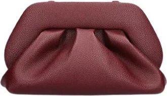 Themoirè Clutches, female, Red, Size: ONE SIZE TIA Bottalato Pomegranate