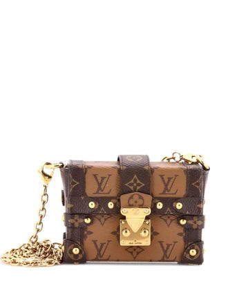 Louis Vuitton Essential Trunk NM Reverse Monogram Canvas clutch bag - Marrone
