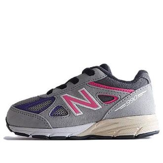 New Balance (TD) New Balance x Kith 990v4 Grey Pink IV990KT4
