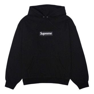 SUPREME FW23 Box Logo Hooded Sweatshirt Black 166925