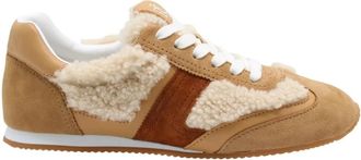 Polo Ralph Lauren Lucy - Dames - Sneakers - Bruin - 38 EU - Schoenen