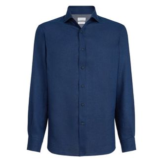 Brunello Cucinelli Camicie Blu-Uomo