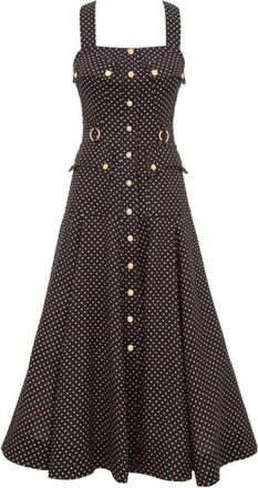 Zimmermann Luna Cargo Picnic Jurk - Dames - Shirt Kleedjes - Zwart - S - Katoen - Kleedjes