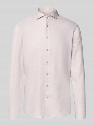 Profuomo Regular Fit Business-Hemd mit Haifischkragen Modell Cutaway in Sand, Größe 38