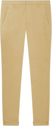 Dondup Gaubert Cropped Trousers - male - Dondup - Chinos - Beige - W30 - Trousers