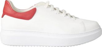 Kiton Sneakers Classic Solid 100% Handmade - Heren - Sneakers - Wit - 40 EU - Leer - Schoenen