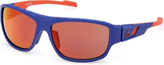 Adidas Sport SP0045 91L Mens Sunglasses Blue Size 61