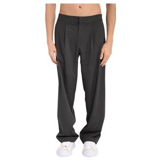 BONSAI Suit Trousers, male, Gray, Size: XL Suit Trousers