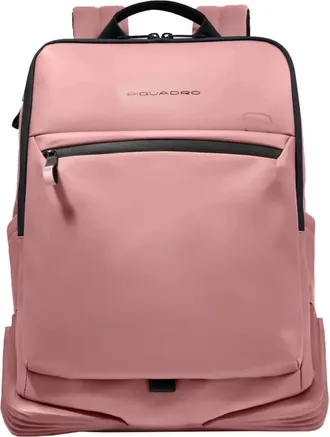 Piquadro logo-embossed backpack - Pink