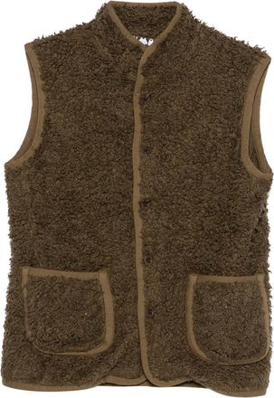 Labo Art Gilet con bottoni - Marrone