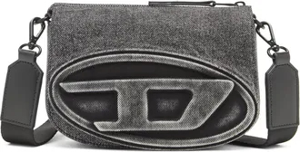 Diesel 1DR-Camera bag in washed denim - Crossbody Bags - Unisex - Grey