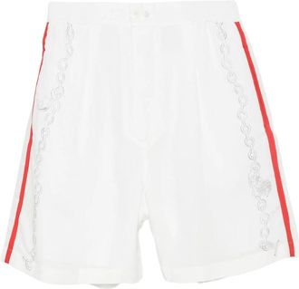 Jacquemus Embroidered Side-stripe Shorts