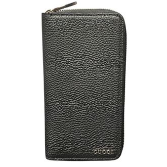 Gucci Black Leather Long Wallet (Bi-Fold) (Pre-Owned)