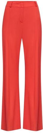 Maison Common Bootleg Trousers In Cool Wool in Coral Red at Nordstrom, Size 40