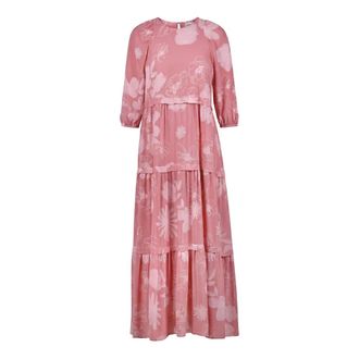 Alessia Santi Maxi Dresses, female, Pink, Size: XS Abito lungo Ombretto