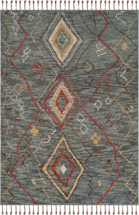 Safavieh Kenya Hand Made Area Rug, Grey / Multi Bohemian Style Non-Shedding