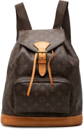 Louis Vuitton Brown Pvc Leather Backpack (Pre-Owned)