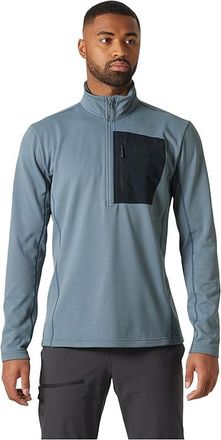 Helly Hansen Fleece 1/2 Zip Mens Sweater Washed Navy : 2XL, Elastane/Fleece/Polyester