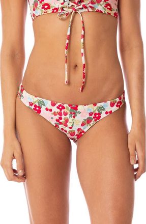 Maaji Flirt Reversible Bikini Bottoms in Open White at Nordstrom Rack, Size Medium
