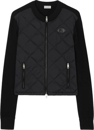 Burberry Quilted Nylon And Wool Jacket