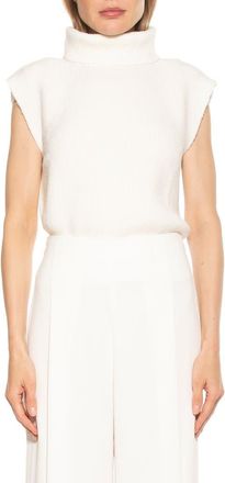 Alexia Admor Jaylani Sleeveless Turtleneck Sweater in Ivory at Nordstrom Rack, Size X-Large