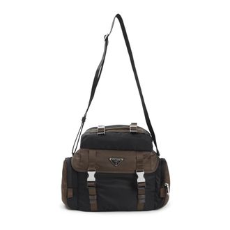 Prada Bandoliera Tas - Heren - Schoudertassen - Bruin - ONE Size - Tassen