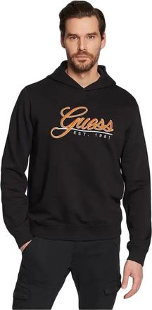 Guess Stijlvolle Heren Hoodie Sweatshirt - Heren - Hoodies - Zwart - S - Hoodies & sweatvesten