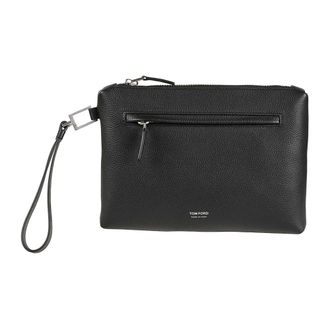 Tom Ford Heren, Tassen, Zwart, Maat: ONE Size Leer