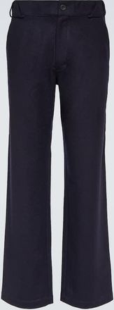 GR10K Straight leg wool-blend pants