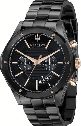 Maserati Circuito Herenhorloge R8873627001 met Zwarte Wijzerplaat