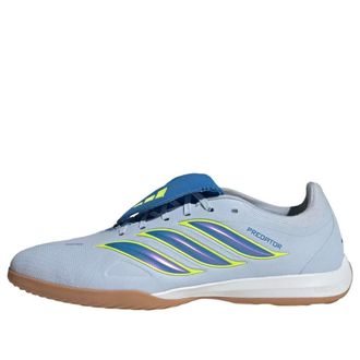 adidas Predator League Fold-Over Tongue IC Crystal Sky Ray Blue Solar Yellow JR4740