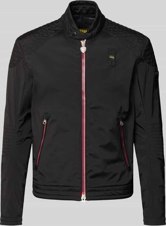 Blauer Jacke mit Zweiwege-Rei&szlig;verschluss Modell Thayer in Black, Gr&ouml;&szlig;e XXXL