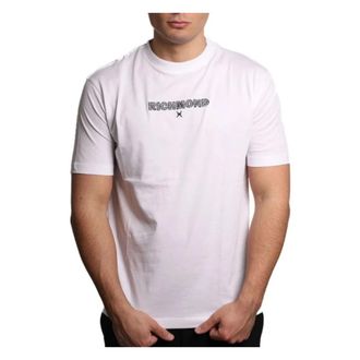 John Richmond Heren, Tops, Wit, Maat: 2XL