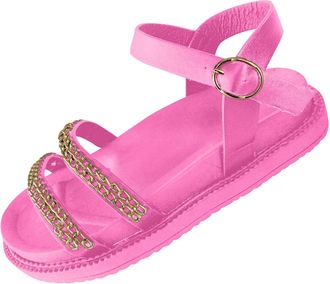 Generic Cocila Ladies Sandals Leisure Casual Shoes Flat WomenS Breathable Fashion Outdoor Pink, 5 Womens Size 4 Uk Leather Sport Silver Wedge For Women Tan Wi