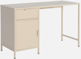 Sweeek Escritorio De Acero Laminado, 1 Caj&oacute;n