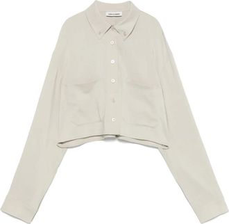 Low Classic Camicia crop - Verde
