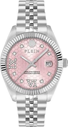 Philipp Plein Date Superlative Bracelet Watch, 34mm in Stainless Steel at Nordstrom