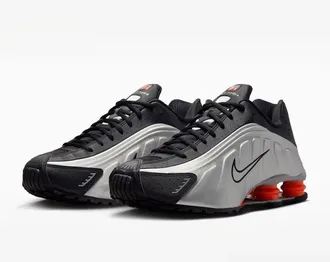 Nike Shox R OG HQ1988-002 Sneaker Mens Black Metallic Running Shoes MEW2210